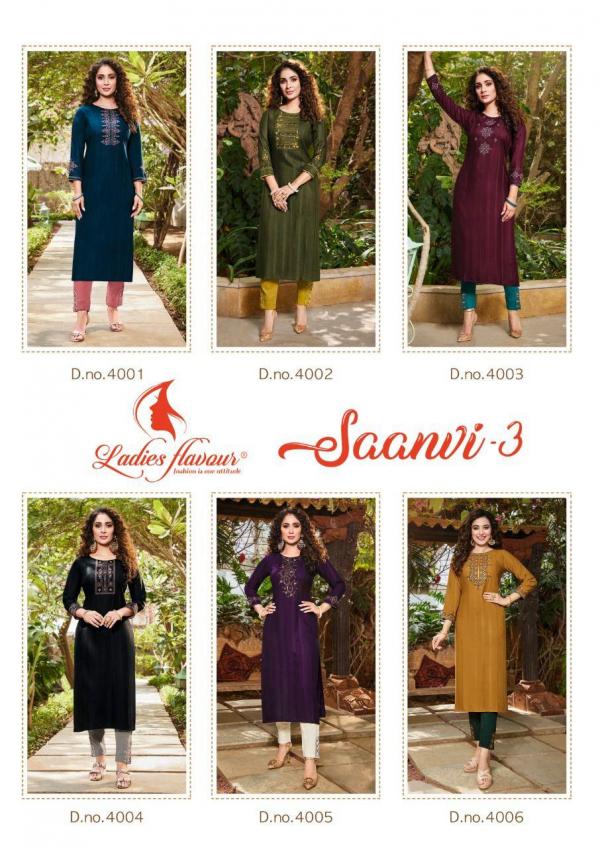 LF Saanvi 3 Designer Embroidery Festive Kurti With Bottom